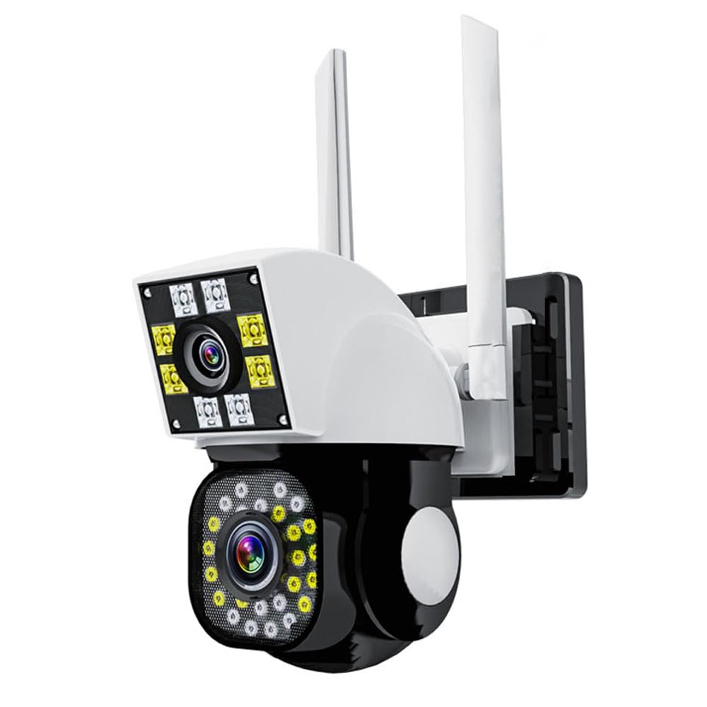 Photo 1 of 1080P Dual Lens Indoor Outdoor Security Camera,2MP WiFi Cameras for Home,Waterproof,AI Detection,Color Night Vision,Two-Way Audio