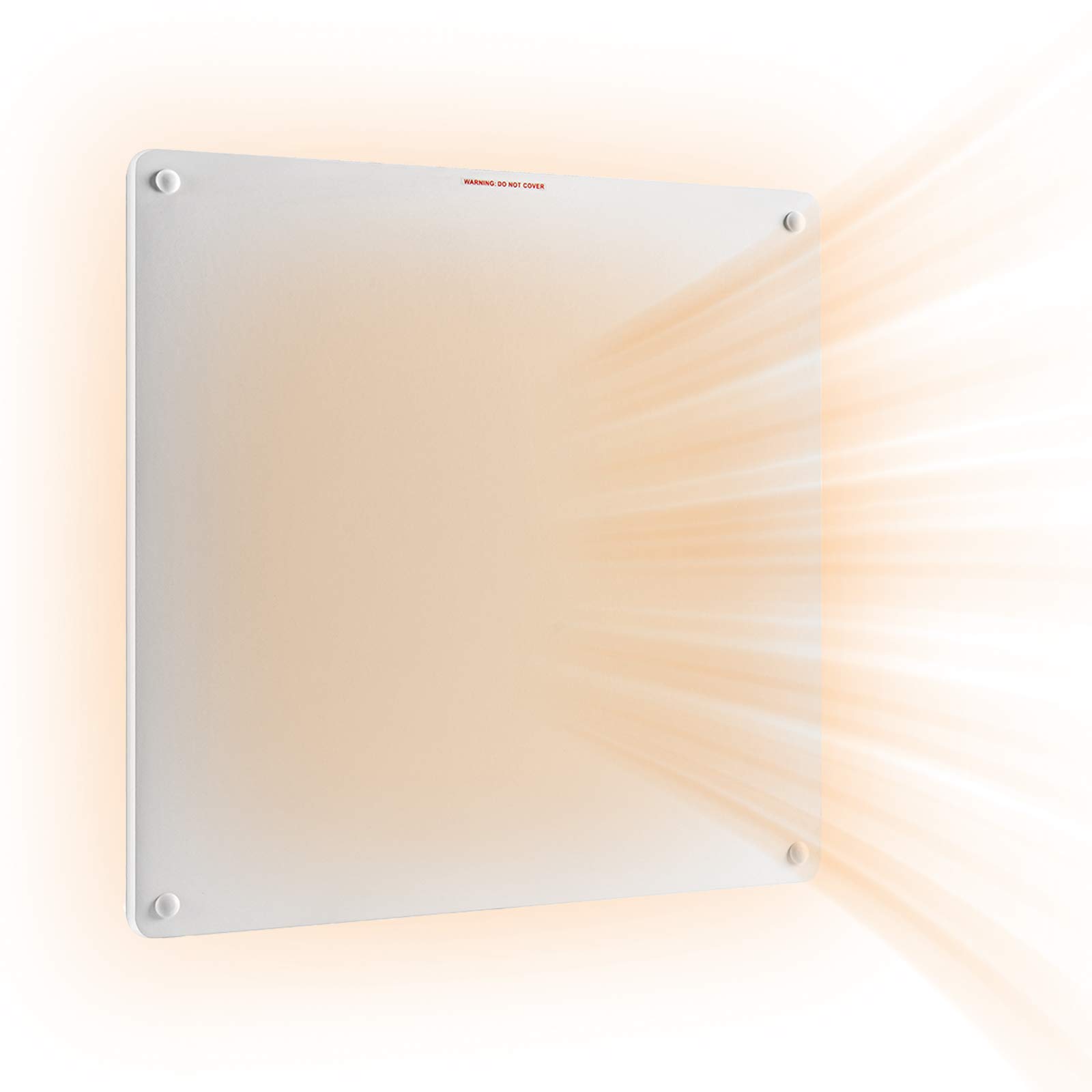 Wall Mount Panel Heater -400 Watt Convection Heater Ideal for 50-100 Sq Ft Room?Overheat Protection,for Home Bedroom kitchen Office,120V Electric Heater