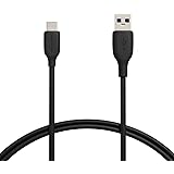 Amazon Basics Fast Charging 60W USB-C3.1 Gen2 to USB-A Cable - 3-Foot, Black