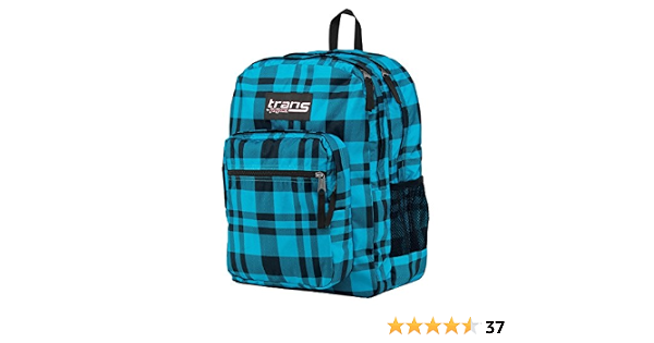 Jansport Backpack - Blue Plaid 