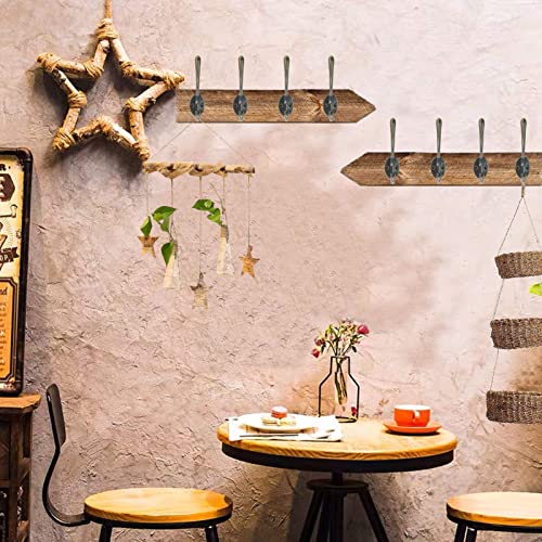 Coat Hooks, 12Pcs Wall Hooks for Hanging Coat Towel Hooks Hardware Heavy Duty Headphone Holder Hooks No Rust Wall Mounted with Screws for Hat Bags, Bronze