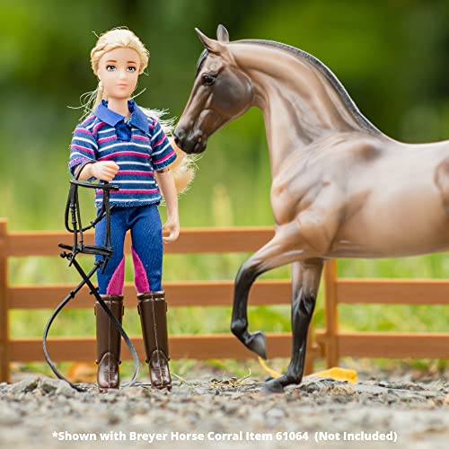 Breyer Freedom Series (Classics) English Horse & Rider Doll Set (112 Scale) Model 61114