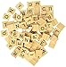 500 Wood Letter Tiles - 5 Full Sets of 100 Letters by SciencePurchase