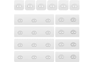 DNACHEW 14 Pack Shower Caddy Adhesive Replacement, Strong Adhesive Hooks for Shower Caddy, Waterproof Adhesive Strips, No Dri