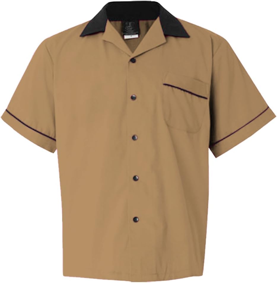 Mens Casual Shirts Rockabilly Vintage 40s 50s Club Shirt