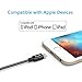 Zteanok iPhone Cable , 2 Pack 10 Feet Nylon Braided Cord Lightning Cable to USB Charging Charger for iPhone 7/7 Plus/6/6 Plus/6S/6S Plus,SE/5S/5,iPad,iPod Nano 7 - 10 Ft(3 Meters) - Black White
