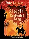 Front cover for the book Aladdin and the Enchanted Lamp by Philip Pullman