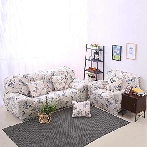 Ericcay Stretchable Non Slip And Elastic Sofa Slipcover Polyester For One Seater Two Seater And Three Seater. (Color : Type:B, Size : 3-Seat)
