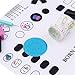 Born Pretty Silicone Nail Art Stamping Mat Workspace Stamp Plate Washable Pad Table Transfer Tools Use with Nail Lacquer Polish