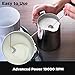 Milk Frother - Coffee Frother Electric Whisk - Powerful Latte Cappuccino Frother Wand – Hot Milk Foam Maker - Best Milk Mixer - Free eBook - Extra Whisk Worth $3,97