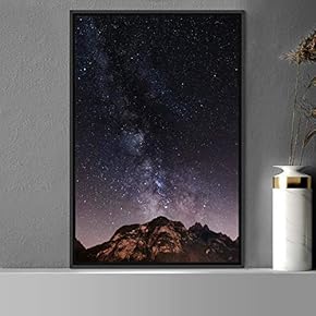 signwin Framed Canvas Sky of Stars Astronomy &...