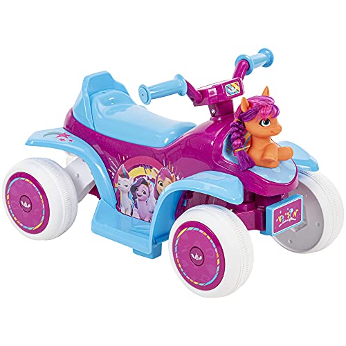 Huffy My Little Pony 6V Ride On Bubble Mini Quad Toy for Kids