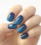 Authentic Incoco Nail Polish 16 Double-ended Strips By It's a Nail - Ocean Jewel