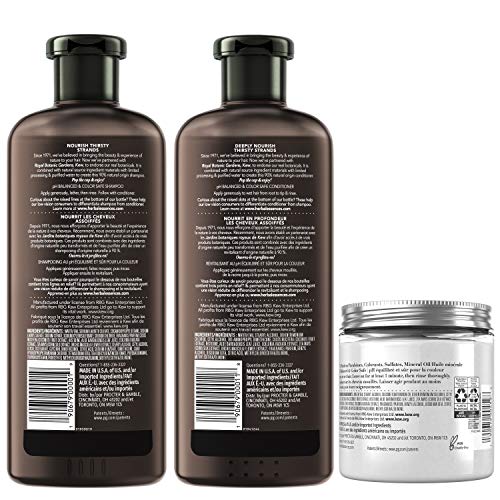 Herbal Essences Shampoo, Conditioner & Hair Mask Kit, Hydrating Coconut Milk, Natural Source Ingredients, Color Safe, 13… - Image 2