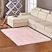YOH Super Soft Area Rugs(3rd Generation) Fluffy Shaggy Rugs for Bedroom Living Room Kids Room Nursery Home Decor 4 Feet by 5.3 Feet,Pink