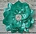 Silk Peony Flower Handcrafted Hair Clip Rhinestone Bridal Bridesmaid Flower Girl Hair Accessory