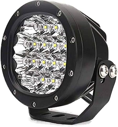 1 Pair 5 Inch Round Led Driving Light 80W 8000LM Front Bumper Grille Guards Spotlights for Offroad Jeep Wrangler JK TJ YJ Ford Toyota modified taillights