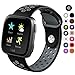 DEKER Sport Bands Compatible for Fitbit Versa Bands Women Men, Breathable Soft Fitness Sport Silicone Strap Replacement Accessories Wristbands for Fitbit Versa Smart Watch