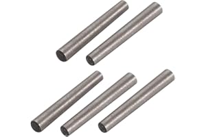 Ruilogod 5 Pcs Steel GB117 2.5mm Small End Diameter 20mm Length Taper Pin