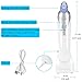 Blackhead Remover, Electronic Facial Pore Cleaner Acne Blackhead Removal Rechargeable Utilizes Pore Vacuum Extraction By iSuri , Comedone Extractor（White）