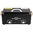 QUTUNI High Temperature Metal Tool Cleaning Box, 1.5L Dry Heat Box with Adjustable Temperature and Time for Nail Barber Tattoo Metal Equipment Cleaning (Black)