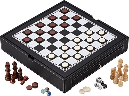 Mainstreet Classics Broadway 5-in-1 Combo Board Game Set