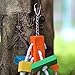 KINTOR Bird Chewing Toy Large Medium Parrot Cage Bite Toys African Grey Macaws Cockatoos Eclectus Amazon (Waterfall-Big)thumb 3