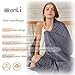 ZonLi Weighted Blanket 15 lbs(48''x72'', Twin Size, Grey), Weighted Blanket for Adults, with Glass Beads