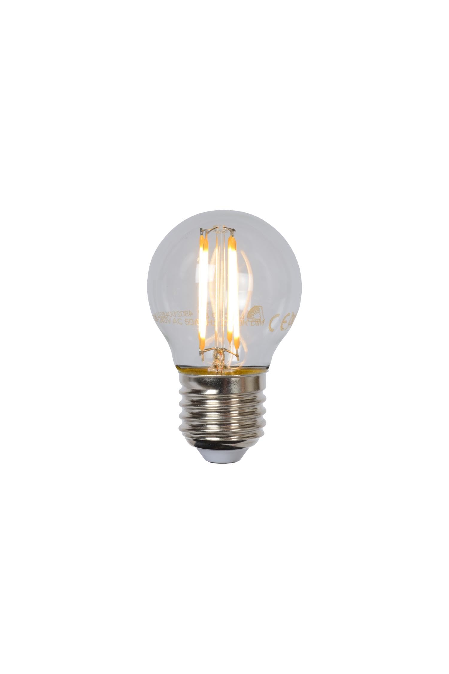 Lucide LED BULB - Filament Bulb - Ø 4,5 cm - LED Dim. - 1x4W 2700K - Transparant