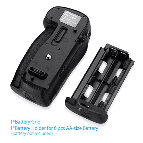Powerextra MBD18 Battery Grip + AASize Battery Holder Compatible with