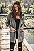 BTFBM Women Boho Long Sleeve Open Front Knit Cardigan with Pockets Bohemian Knitted Sweater Outwear Coat Tops (Grey, Small)