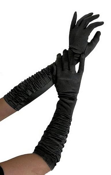 Guanti Lunghi In Raso Fino Al Gomito - 3 Paia, Per Matrimoni, Feste E Serate Eleganti - Foto 7