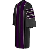 CLERKMANS Unisex Law Doctoral Graduation Gown