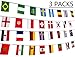 78 Feet 2018 World Soccer Game Banner Decorations Russia - 32 Countries International Flags Party Supplies