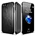ROYBENS iPhone 7 Case Carbon Fiber, Hybrid Rubberized Ultra-Slim Anti-Slip Case TPU Leather Shockproof Cover for iPhone 7 (2016) - Black