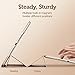 ESR Yippee Premium Trifold Case for iPad 9.7 2018/2017, [Rubber Cover] Slim Fit Leather Smart Case with Rubberized Back Cover and Auto Wake & Sleep for iPad 9.7 2018/2017 (Champagne Gold)