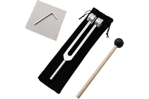 Tuning Forks for Healing Set Diapason 128 hz Fork Medical with Reflex Hammer Chakra Sound Therapy Meditation Evaluating Heari