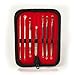 Premium 6 Piece Blackhead/Blemish Remover Kit - BONUS! FREE Instructional eBook - FREE Tweezers - Pimple, Comedone, Acne, Blackhead Extractor - Premium Case Included!