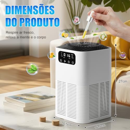 110 V Purificador de Ar para Quarto, Purificador de Ar para e Animais de Estimação, Ionizador de Ar Negativo