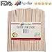 Bamboo Wood Coffee Stir Sticks 5.5''(500pcs), 100% Eco Friendly &, Perfect for Hot & Cold Beverages as Coffee & Tea Alternative Wood Solution to Plastic Stirrers by RogarBuy