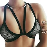Mallcat Strappy Bandage Crop Tops Bra