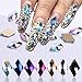 Clearance!70Pcs Flatback AB Crystal Rhinestone Gems Pearls 3D Nail Art Decoration Kit Glitter Nail Art Craft by Fxbar