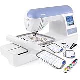 Brother PE770 (PE 770) Embroidery Machine w/ USB Flash Port and Elipse 4-Hoop Embroidery Package w/ Embroidery Thread and Scissors