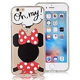 COSANO Hard Polycarbonate 3D Print Transparent Bumper Case for Apple iPhone 6/6s (OH MY!)