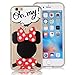 COSANO Hard Polycarbonate 3D Print Transparent Bumper Case for Apple iPhone 6/6s (OH MY!)
