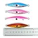 Aorace 4pcs/lot 40g Metal Jig Jigging Lure Lead Jig Lead Fish Sea Fishing Lure Crankbaits Mixed Colors