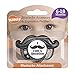 Ulubulu Mustache Accessory and Expression Pacifier, Black, 6-18 Months