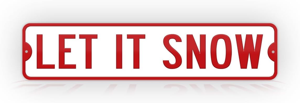 Address Signs - LET It SNOW 4