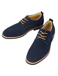 iLoveSIA Mens Classic Suede Leather Oxford Shoes G2
