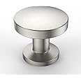 Asidrama 10 Pack Brushed Satin Nickel Kitchen Cabinet Knobs for Dresser Drawers - Zinc Hardware